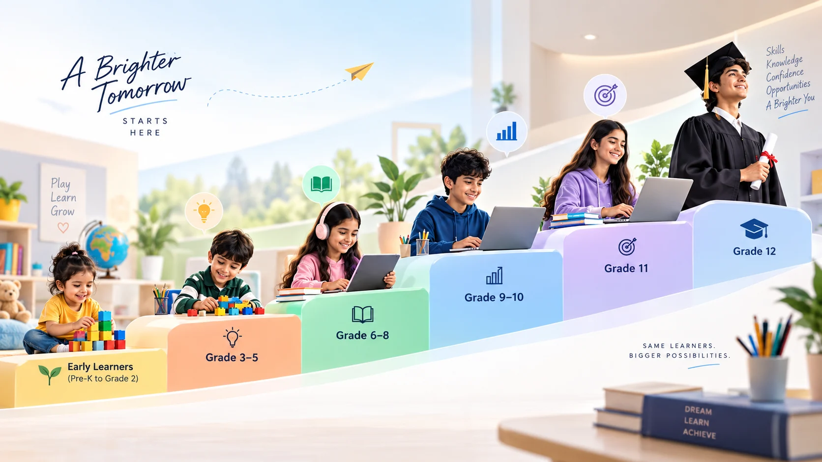 Online school accreditation covering every K-12 grade