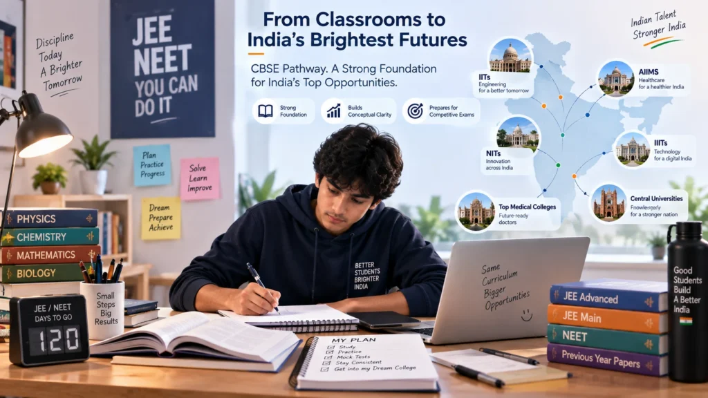 CBSE online curriculum for JEE and NEET preparation