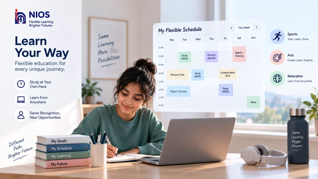 NIOS online school for flexible learning 