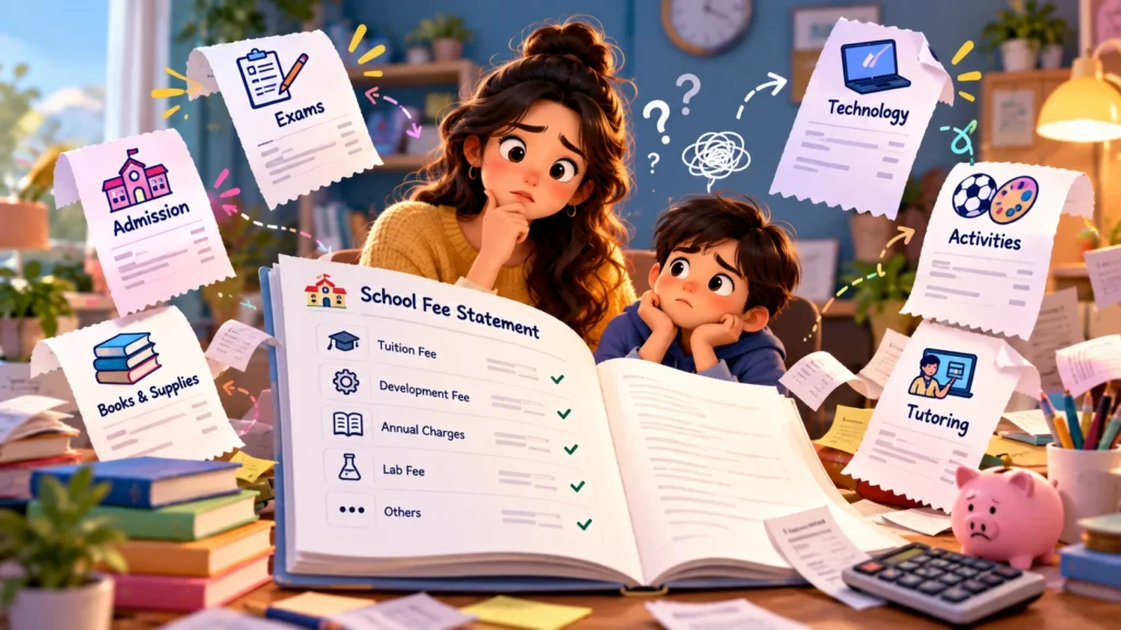 Hidden costs of online school fees 