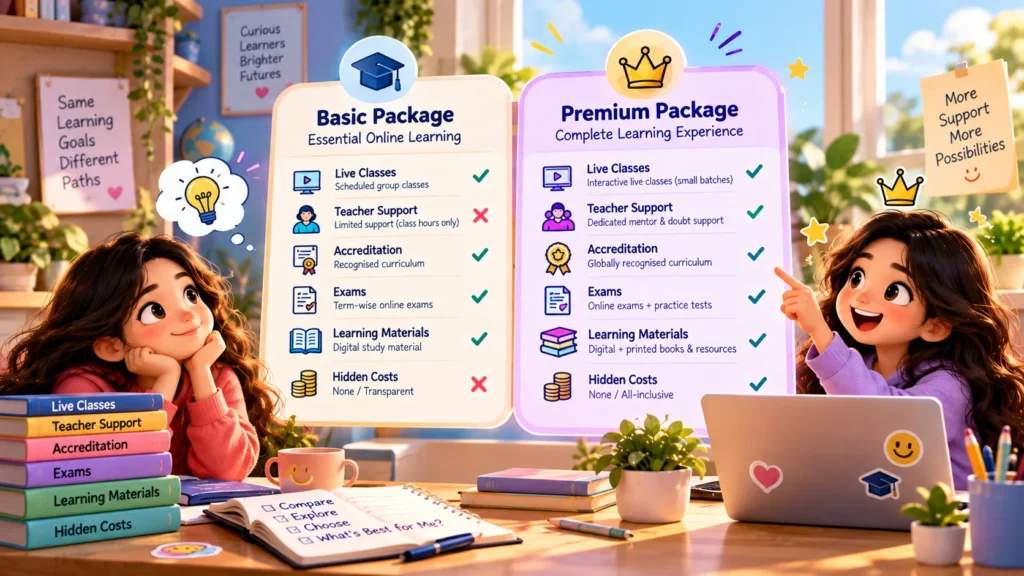 Online school cost comparison and value 