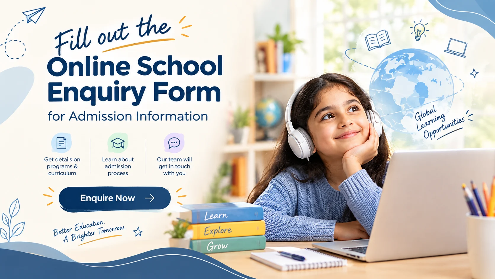 Enquire about online school admission