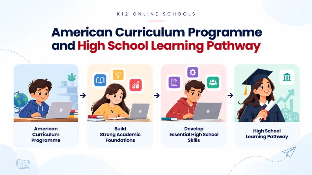 K12 ONLINE SCHOOLS American curriculum programme and high school learning pathway 