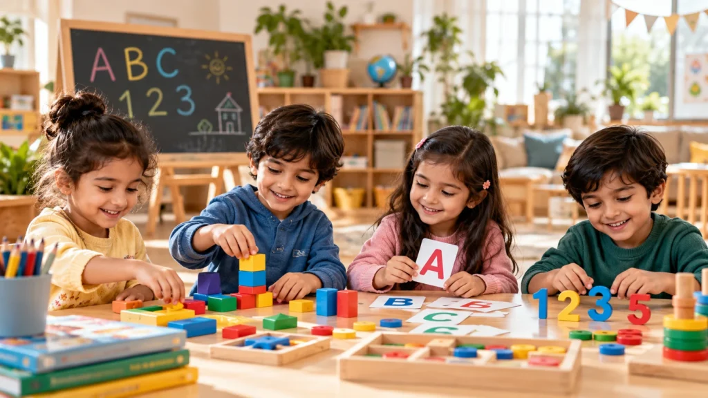 Early years learning through play, language and numeracy activities