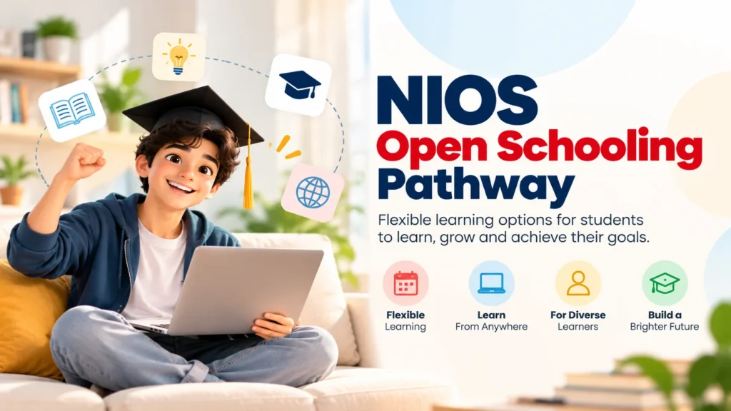NIOS open schooling pathway offering flexible learning options for students