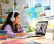 Global education from home through online learning