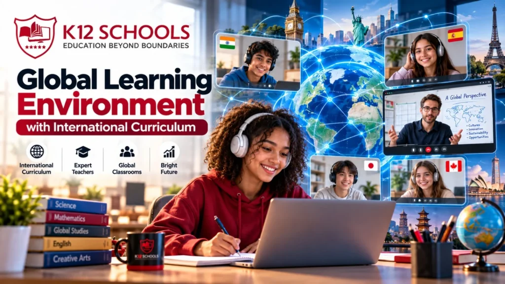 K12 Online Schools global learning environment with international curriculum