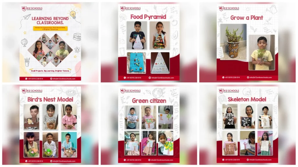 K12 Schools students learning beyond the classroom through hands-on projects and activities